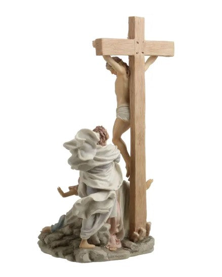 13" Crucifixion Scene Statue