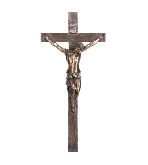 13" Crucifix Wall Plaque