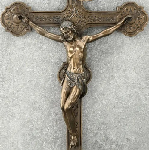 20.5" Cathedral Crucifix Plaque