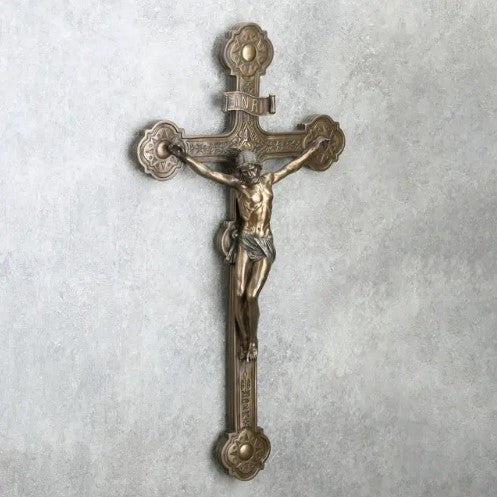 20.5" Cathedral Crucifix Plaque