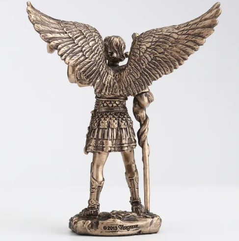 4" St. Gabriel the Archangel Bronze Statue
