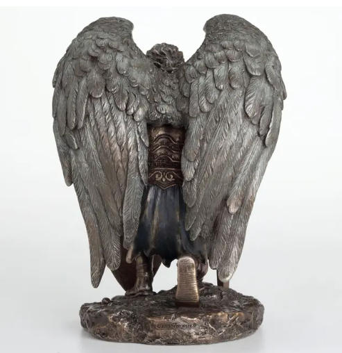 8.5" Praise Be to the Lord Bronze Statue