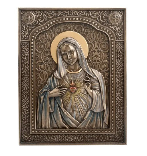 The Immaculate Heart Of Mary Wall Plaque