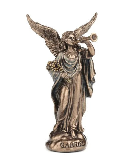 4" Archangel Saint Gabriel Blowing Trumpet
