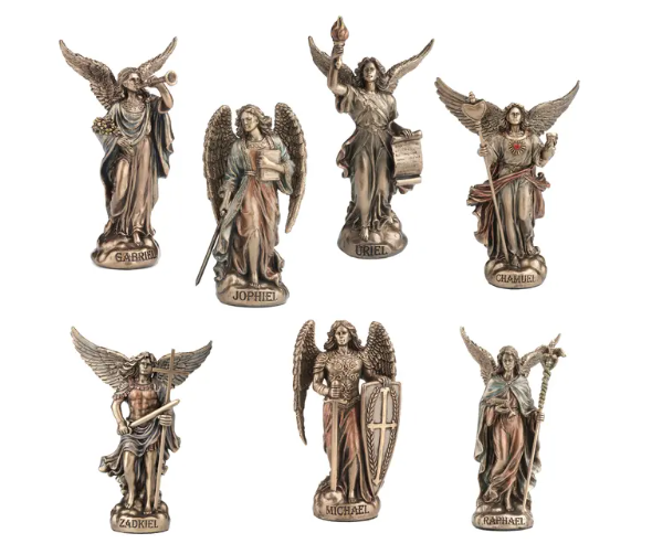 7 Piece Bronze Archangel Set