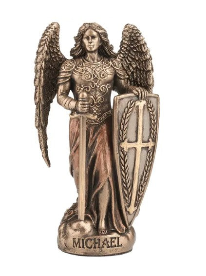 3" Saint Michael The Archangel Of Justice Statue