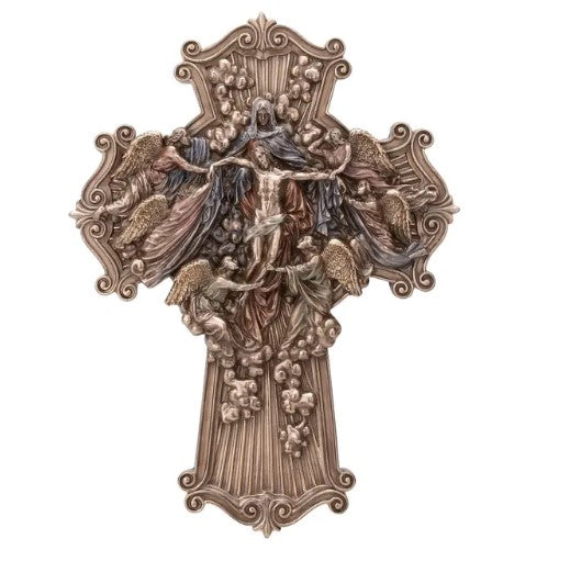 The Ascension Of Jesus Cross Wall Plaque