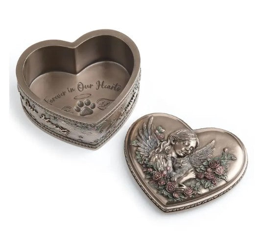 Forever In Our Hearts Pet Memorial Trinket Box