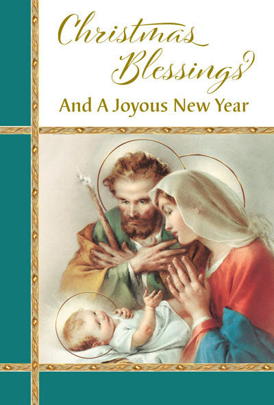 Christmas Blessings & A Joyous New Year 15 Card Box Set