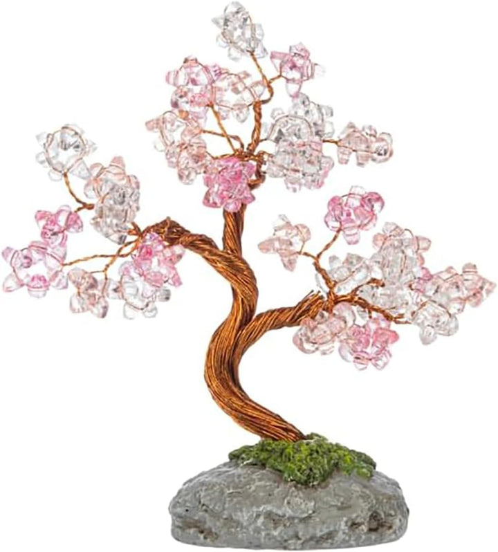 Cherry Blossom Beaded Tree Figurine