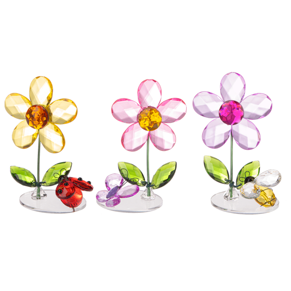 3.25" Daisies in the Garden