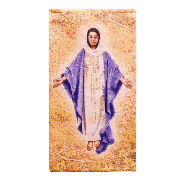 Blessed Mother Woven Tapestry - Artist John Nava