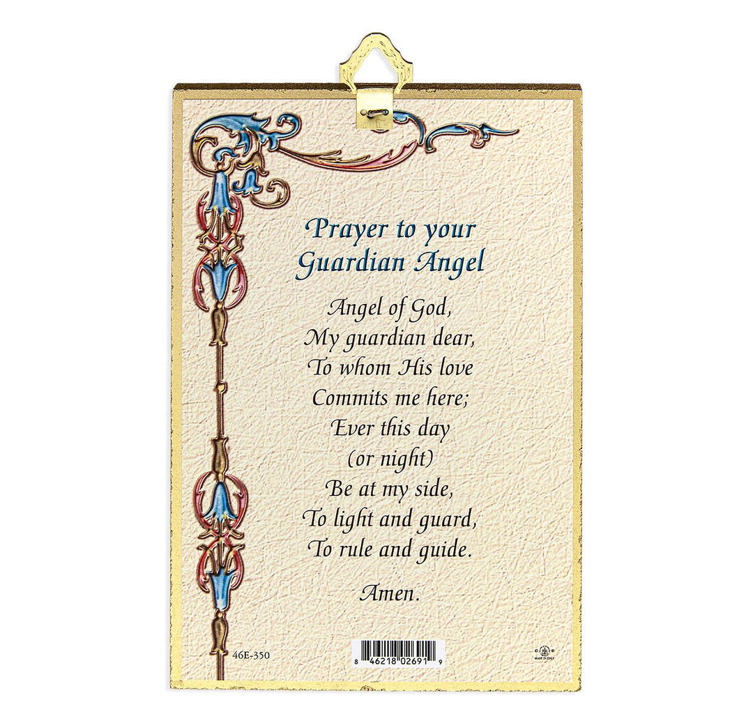 4" x 6" Guardian Angel Crossing Bridge Mosaic Plaque
