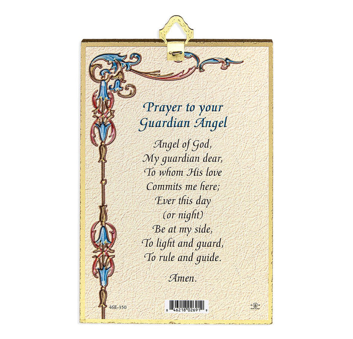 4" x 6" Guardian Angel Crossing Bridge Mosaic Plaque