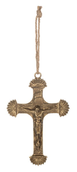 7" Jesus on Cross Ornament