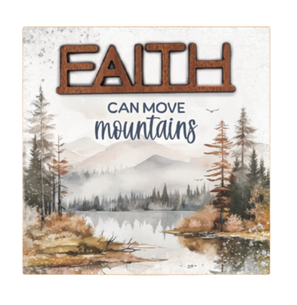 Faith Can Move Mountains Magnet