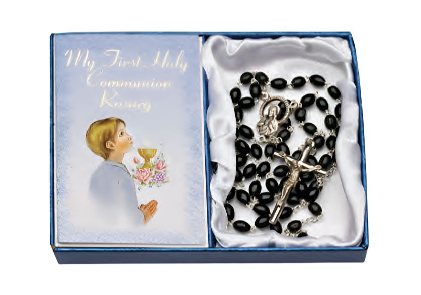 My First Holy Communion Rosary Set for Boys