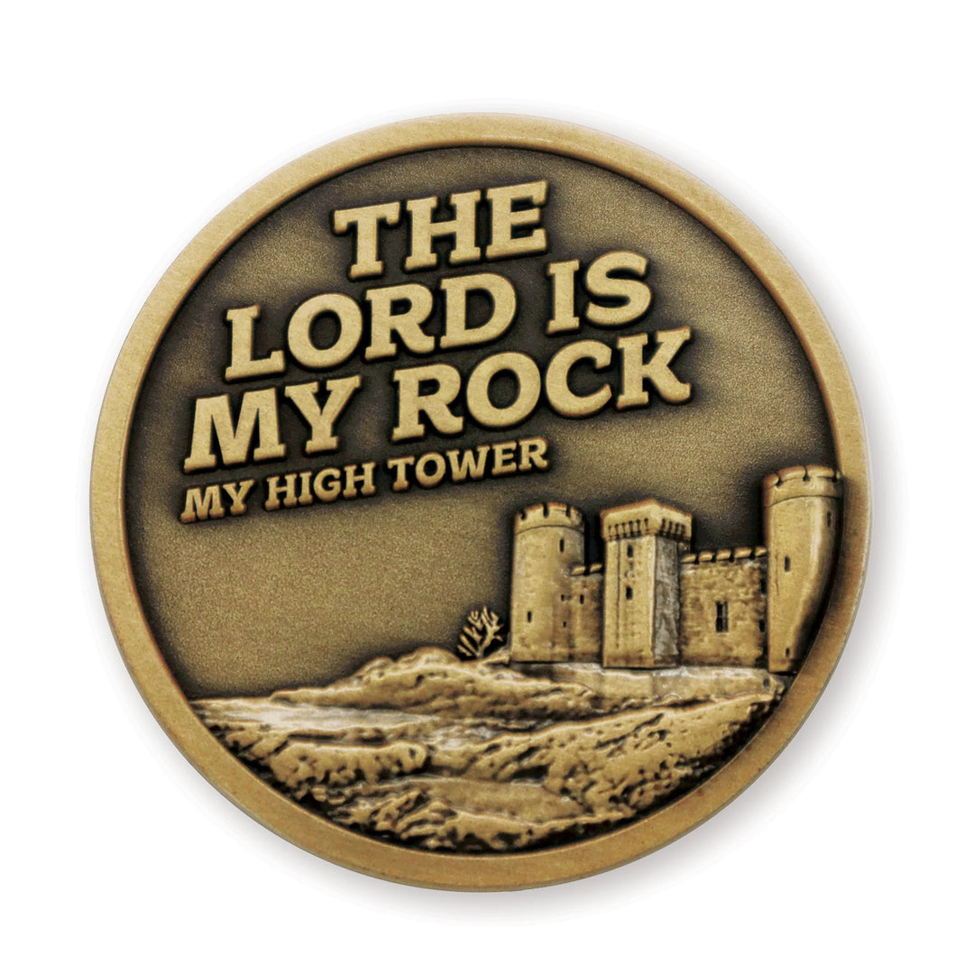 The Lord is My Rock Challenge Coin