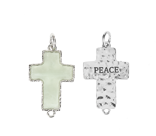 Color of Faith Cross Pendant - Peace