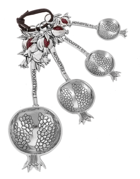 Pomegranate Blessings Measuring Spoons Set