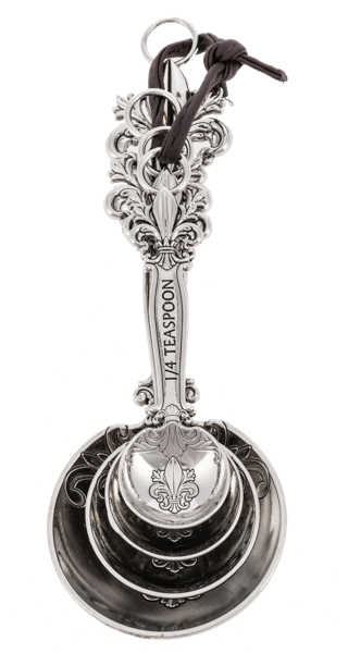 Fleur De Lis Measuring Spoons Set