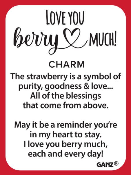 Love You Berry Much Charms