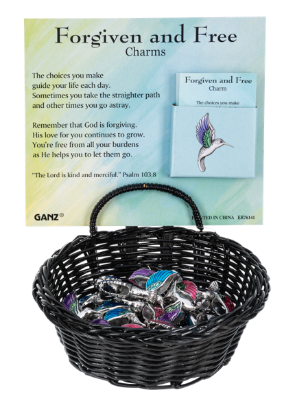 1" Forgiven and Free Charms