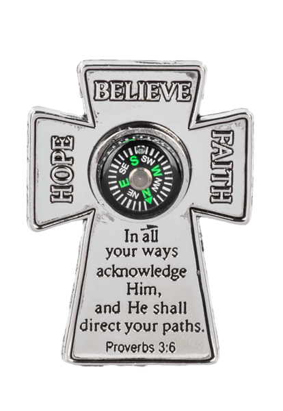 1.25" He Will Direct Your Path Charms