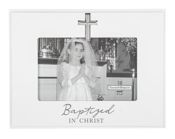 6" Baptized in Christ Frame