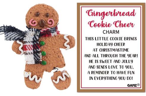 Gingerbread Cookie Cheer Charm