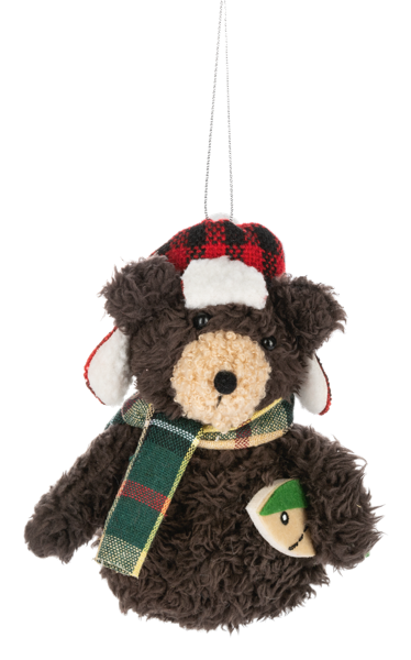 Cozy Cabin Bear Ornament