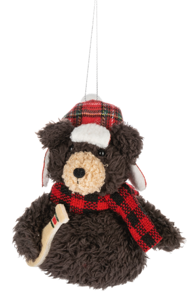 Cozy Cabin Bear Ornament