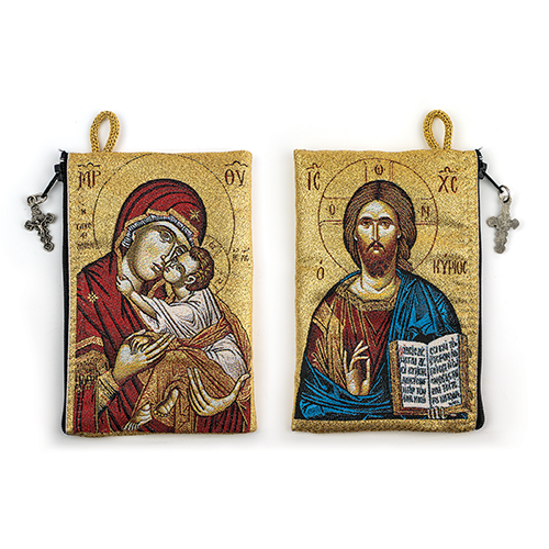 Virgin Mary Sweet Kiss & Jesus King of The Universe Pouch