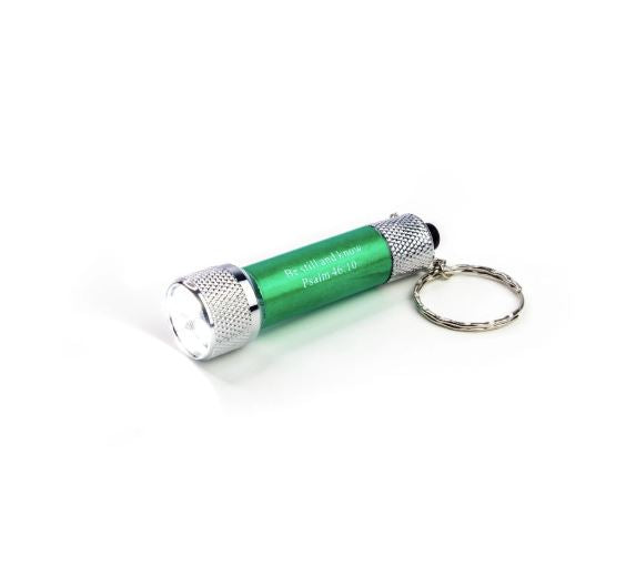 LED Scripture Flashlight Keychains