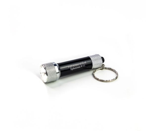 LED Scripture Flashlight Keychains