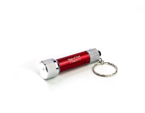 LED Scripture Flashlight Keychains