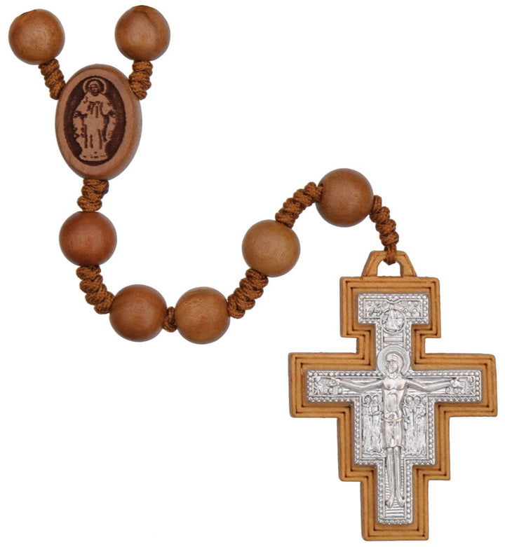 Jujube Wood Franciscan Rosary