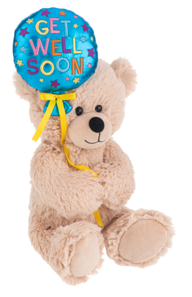 Get Well Balloon Bear