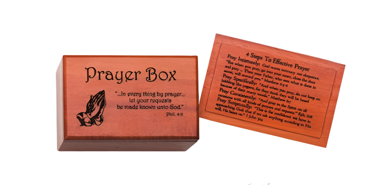 Mahogany Prayer Box