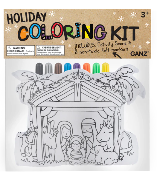 Nativity Scene Coloring Kit