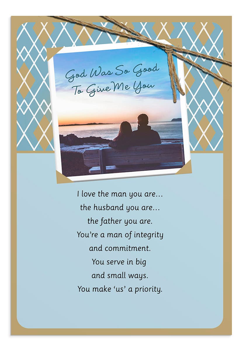 The Man You Are - Husband Father's Day Greeting Card