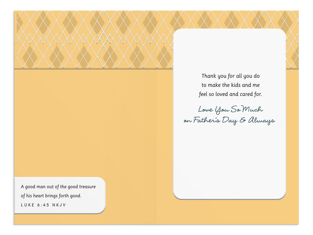 The Man You Are - Husband Father's Day Greeting Card