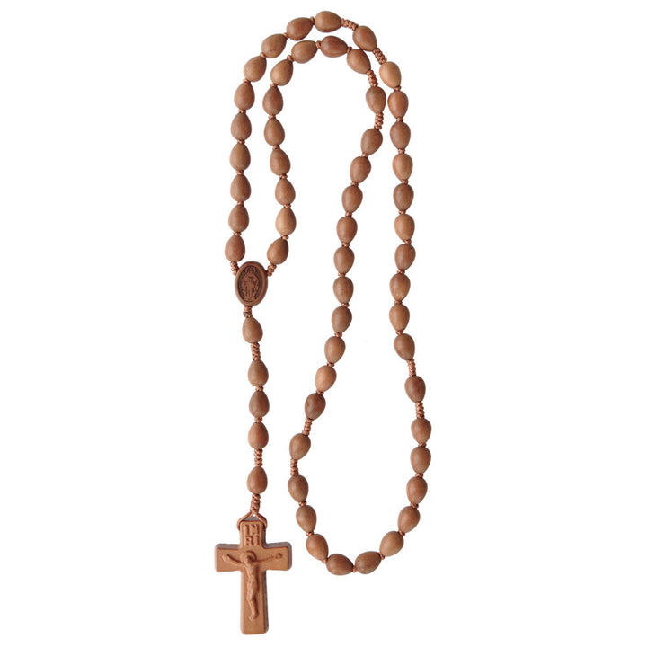 Light Jujube Teardrop Rosary