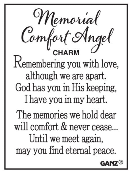 Memorial Comfort Angel Charm