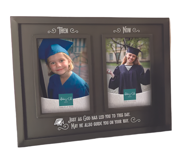 Graduation Then & Now Frame