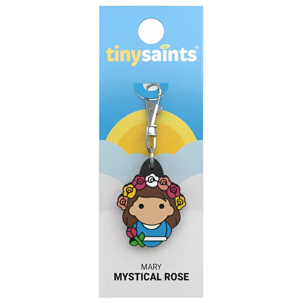 Mary, Mystical Rose Charm