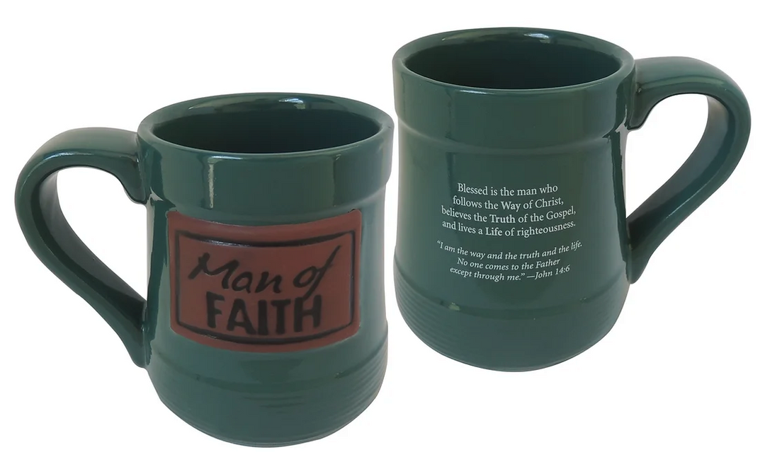 Man of Faith Pottery Mug