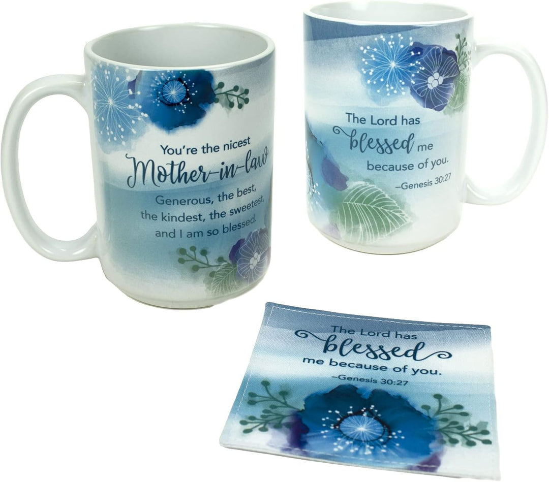 Mother-In-Law Mug With Coaster