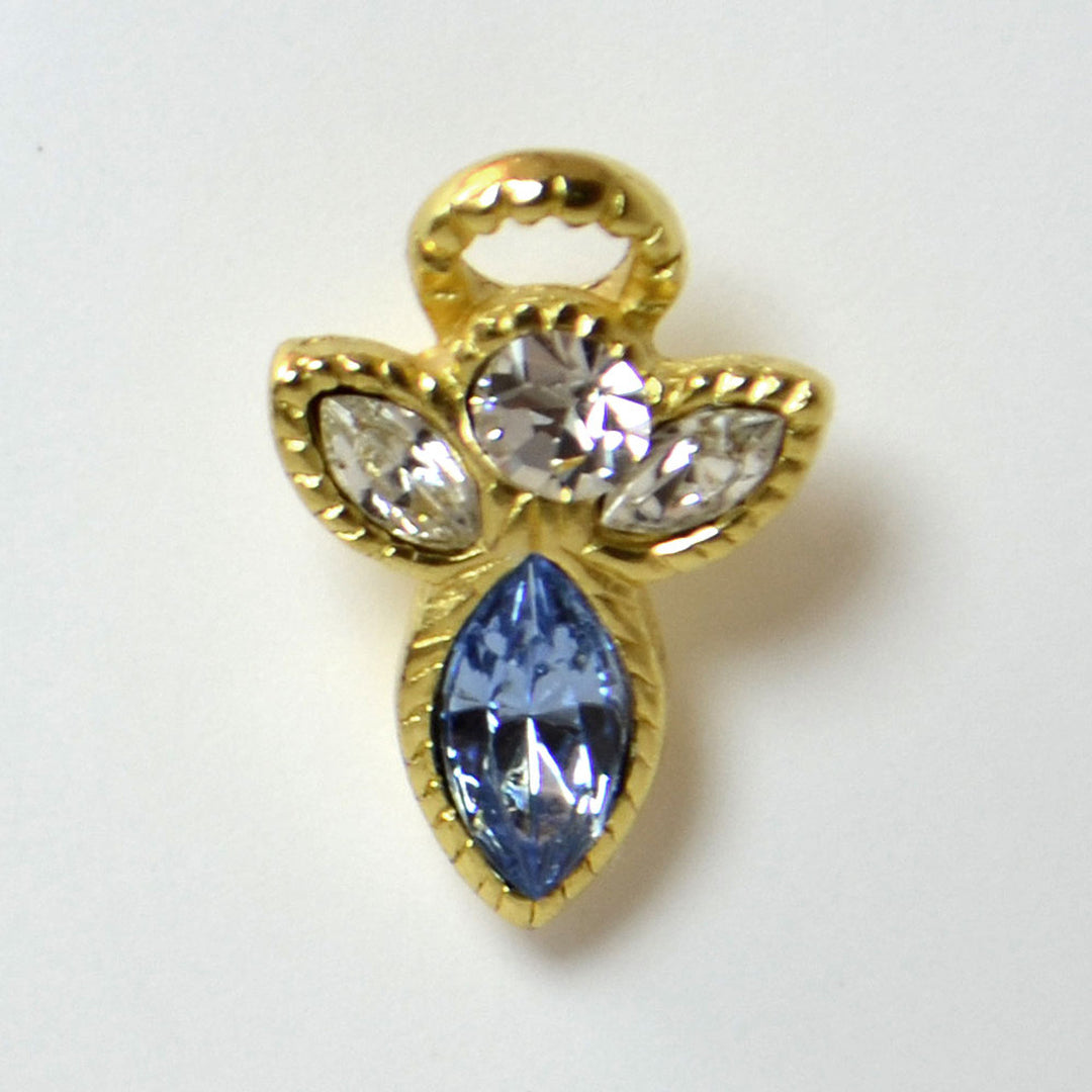 Angel on My Shoulder Birthstone Pin