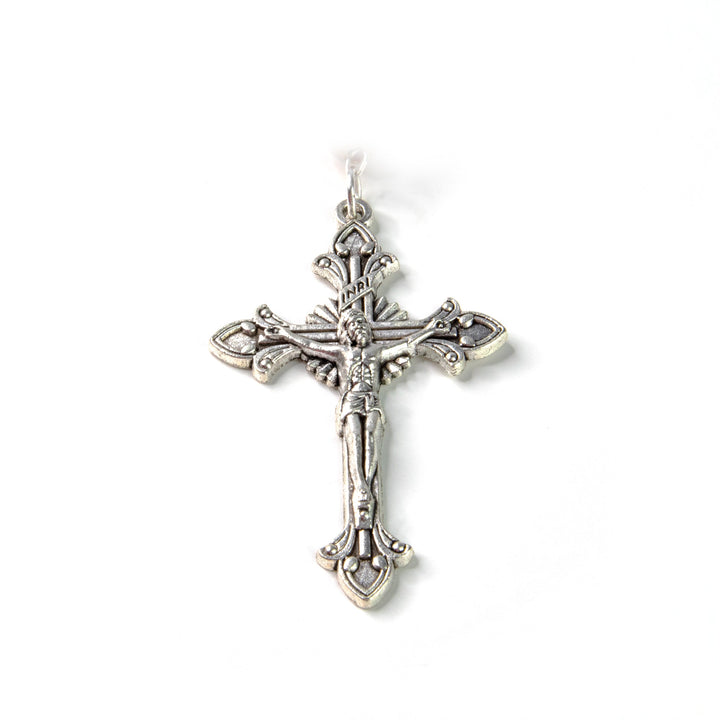 8mm Mother of Pearl Rosary, Mother Mary and Child Jesus Rosary